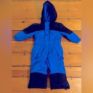 Blue and black snowsuit 2T